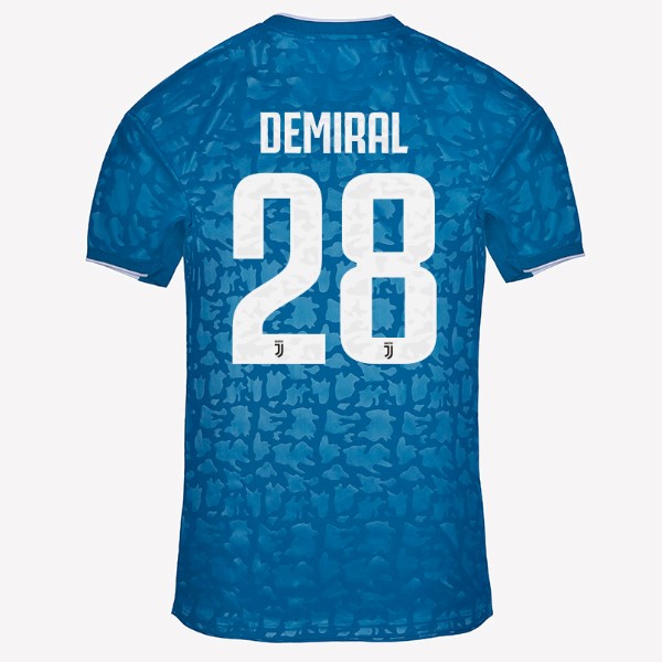 Camiseta Juventus NO.28 Demiral Tercera equipación 2019-2020 Azul